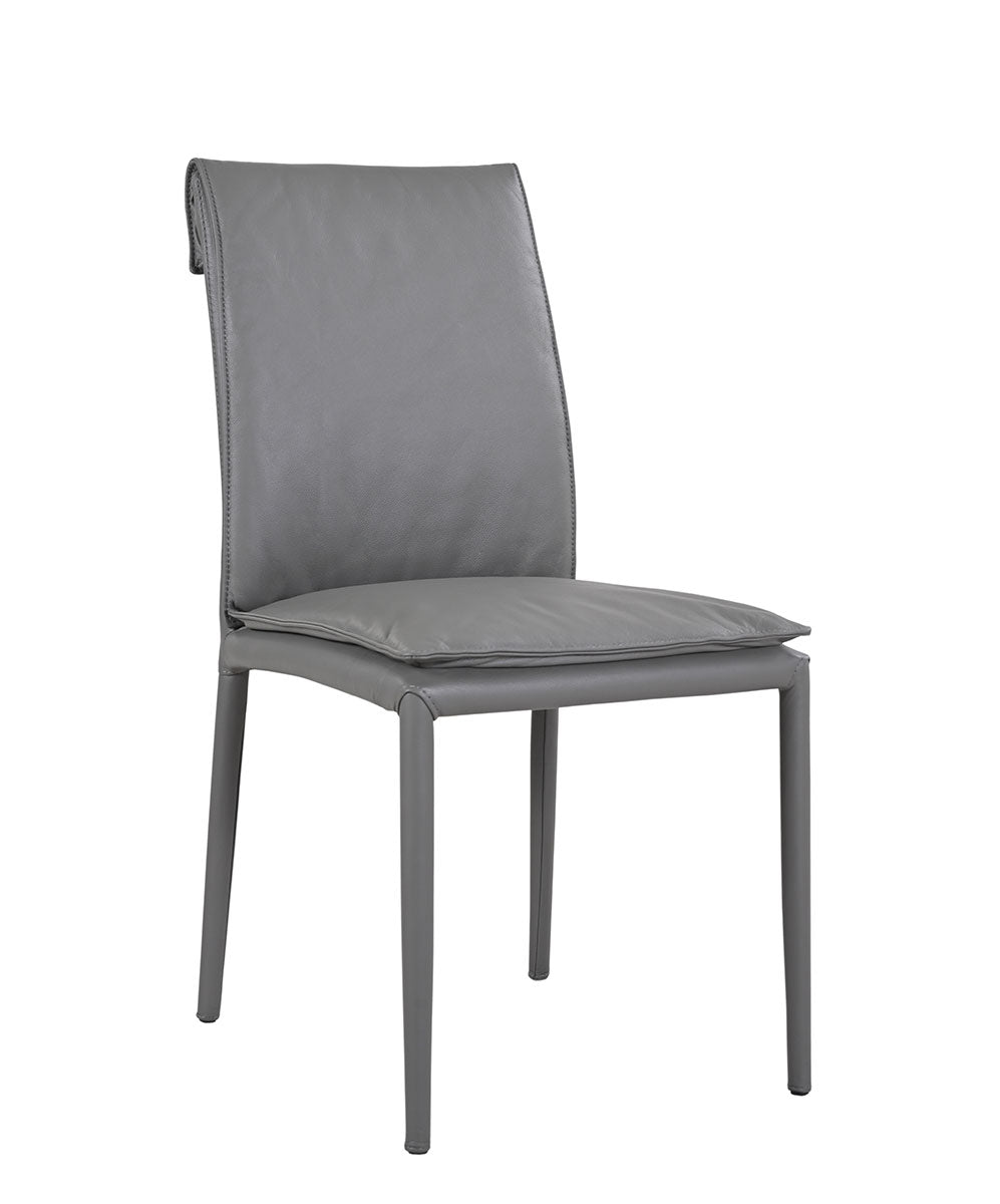 J and M Furniture Dining Chair Togo Dining Chair in Charcoal Grey (pair) | J&M Furniture