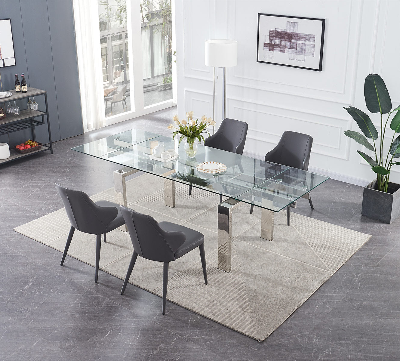 J and M Furniture Dining Sets Moda Extension Dining Table | J&M Furniture