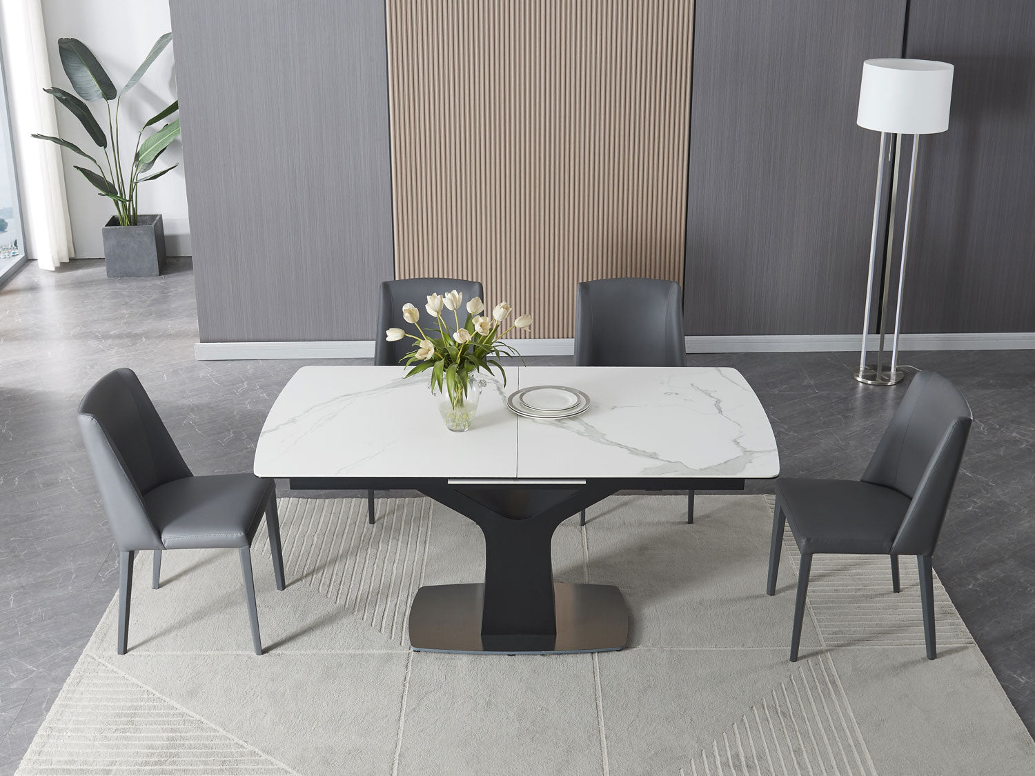 J and M Furniture Dining Table Fiori Extension Dining Table | J&M Furniture