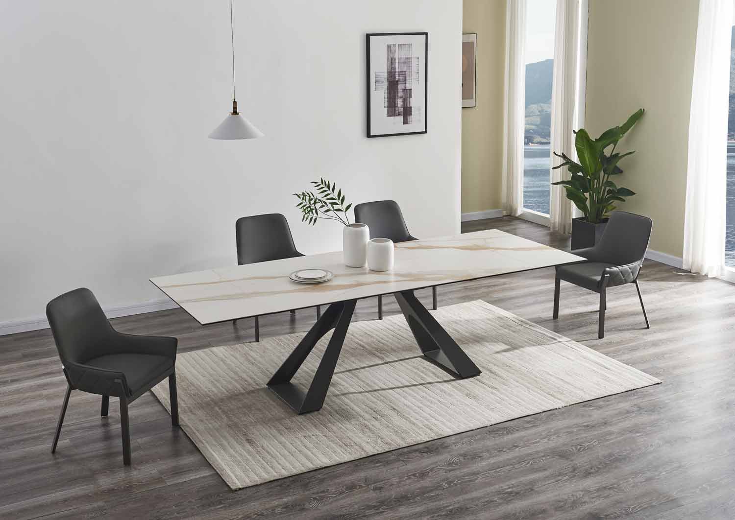 J and M Furniture Dining Table Swan Extensions Dining Table | J&M Furniture