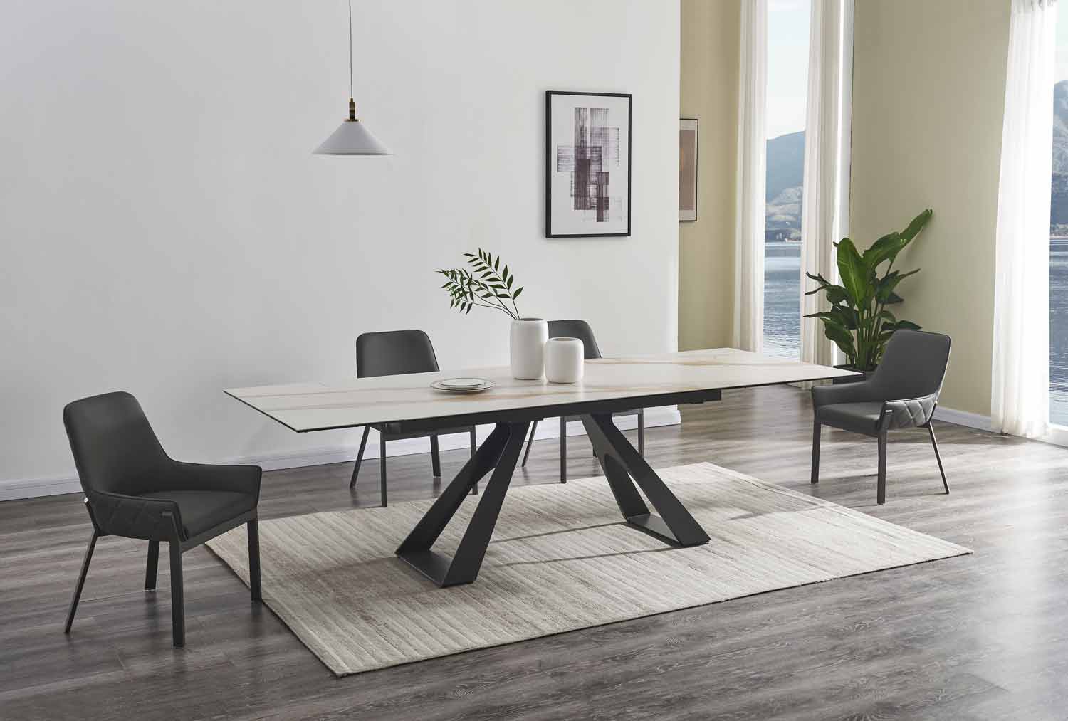 J and M Furniture Dining Table Swan Extensions Dining Table | J&M Furniture