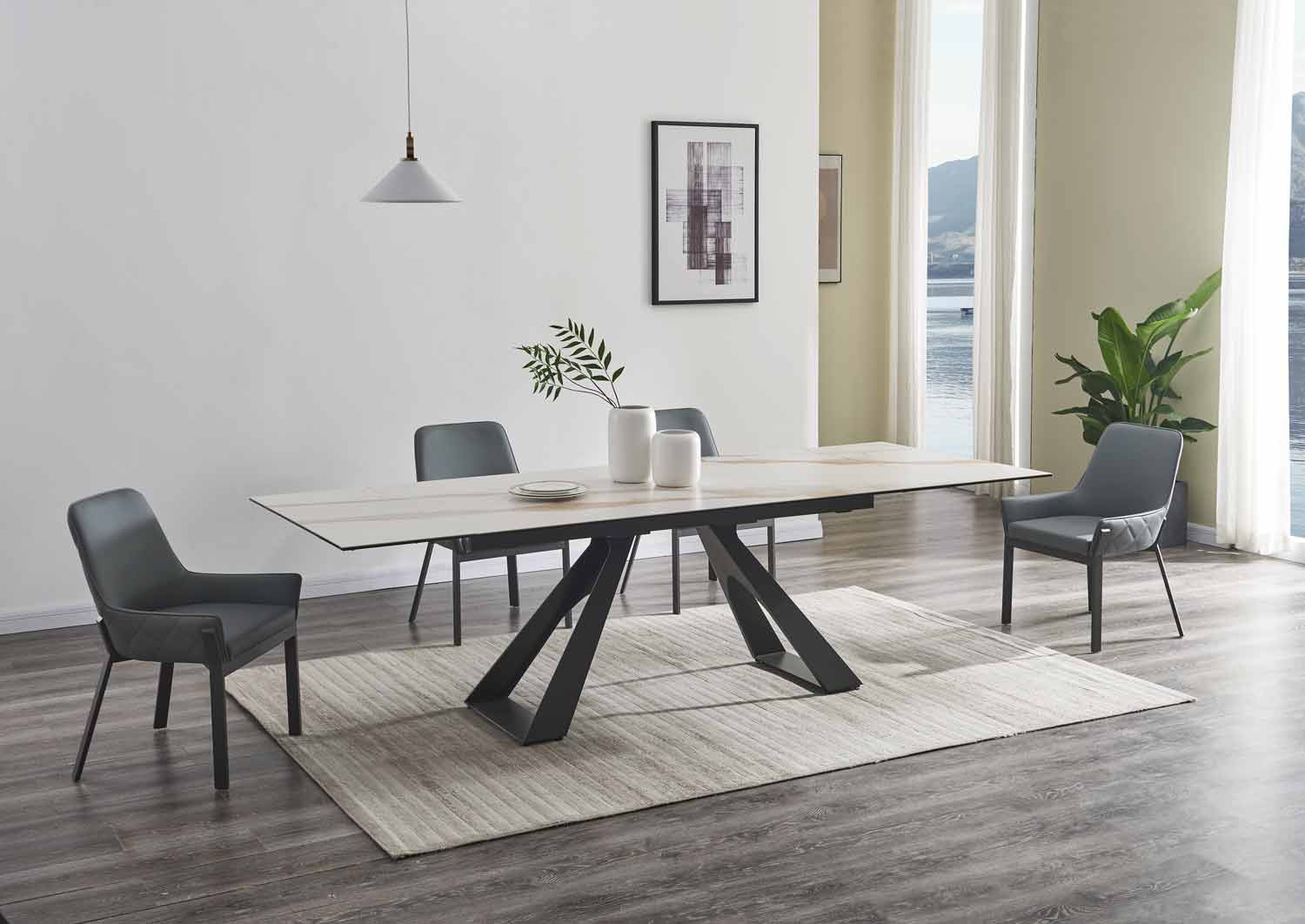 J and M Furniture Dining Table Swan Extensions Dining Table | J&M Furniture