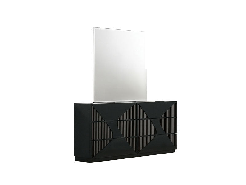 J and M Furniture Dresser Rosette Dresser & Mirror