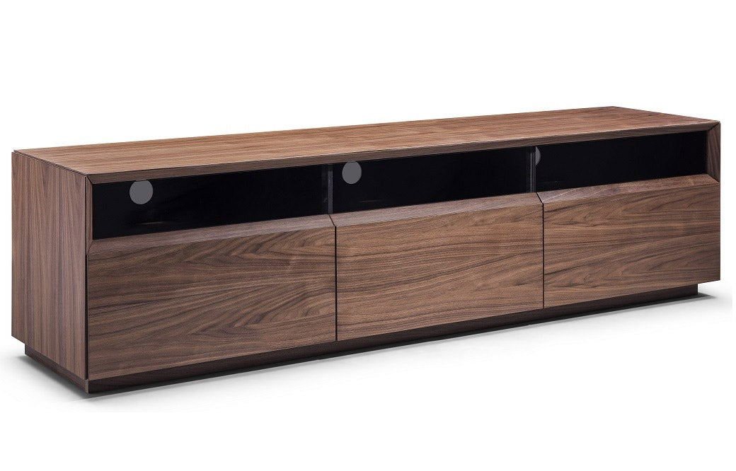J and M Furniture TV Stand & Entertainment Centers Lisa Tv Base in Walnut | J&M Furniture