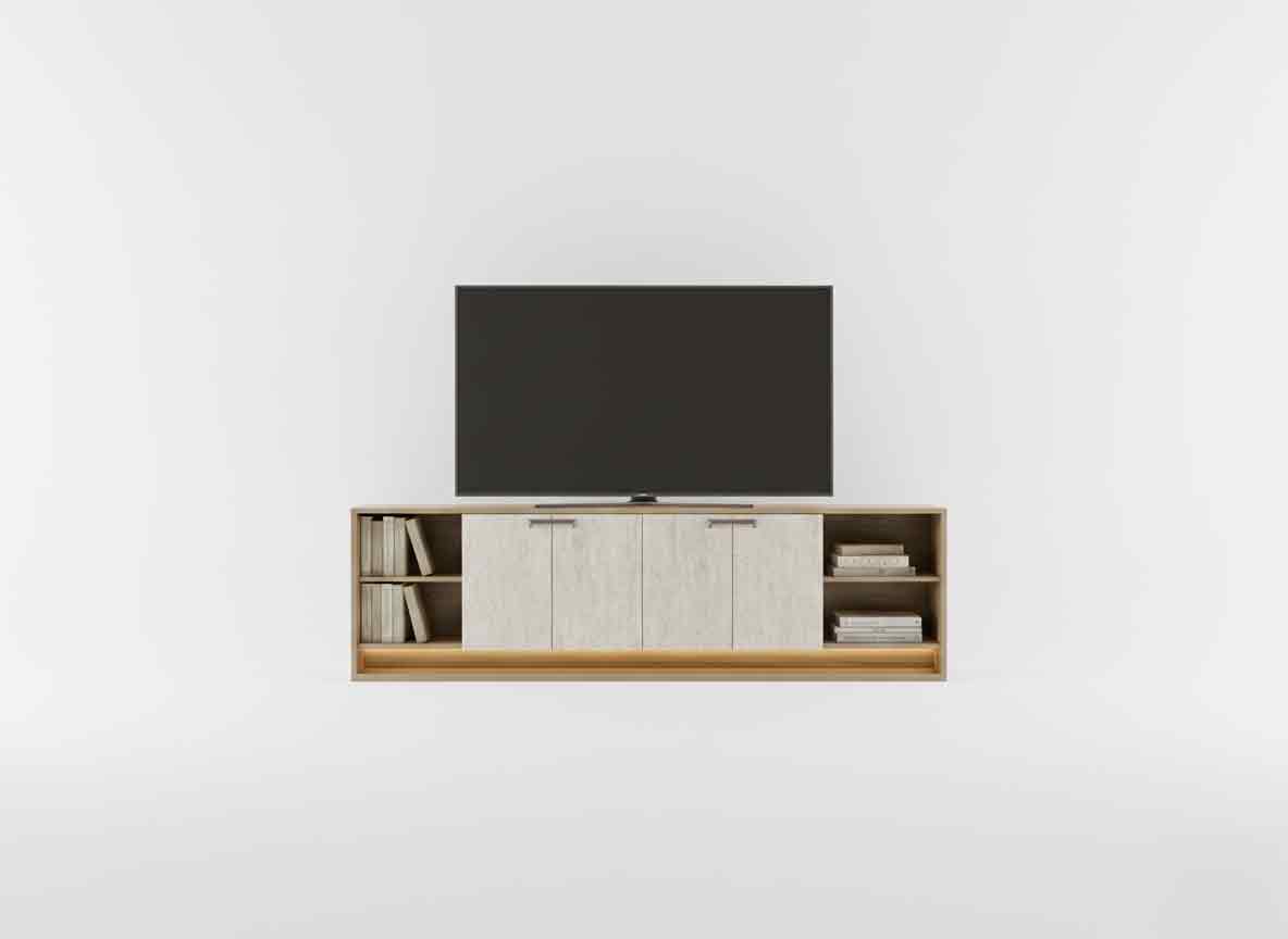 Jo TV Stand w/ Doors | Alf Italia