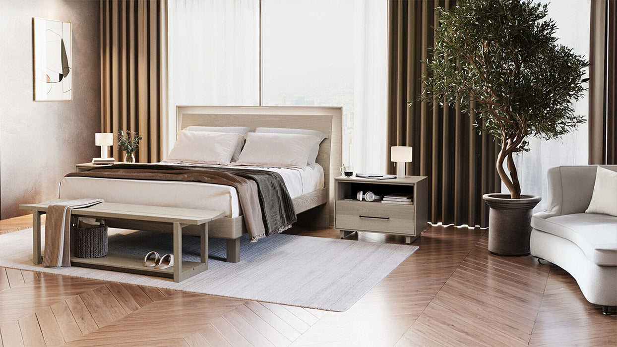Kava Bed in Washed Oak | BDI