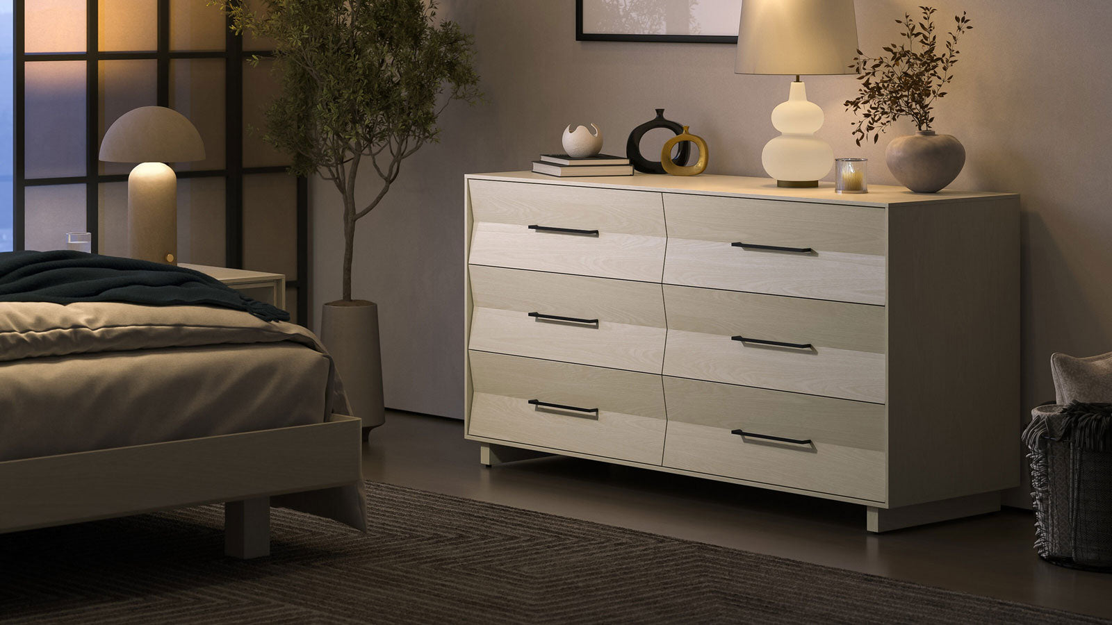 Kava Dresser in Washed Oak - 9686