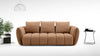 Lennox Fabric Loveseat in Mustard | J&M Furniture