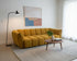 Lennox Fabric Sofa in Mustard | J&M Furniture