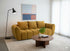 Lennox Fabric Loveseat in Mustard | J&M Furniture - Canal Furniture