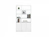 Linea Expandable Narrow Bookshelf 5801 | BDI Furniture - Canal Furniture