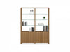 Linea Expandable Bookcase with Glass Shelves 5802 | BDI Furniture