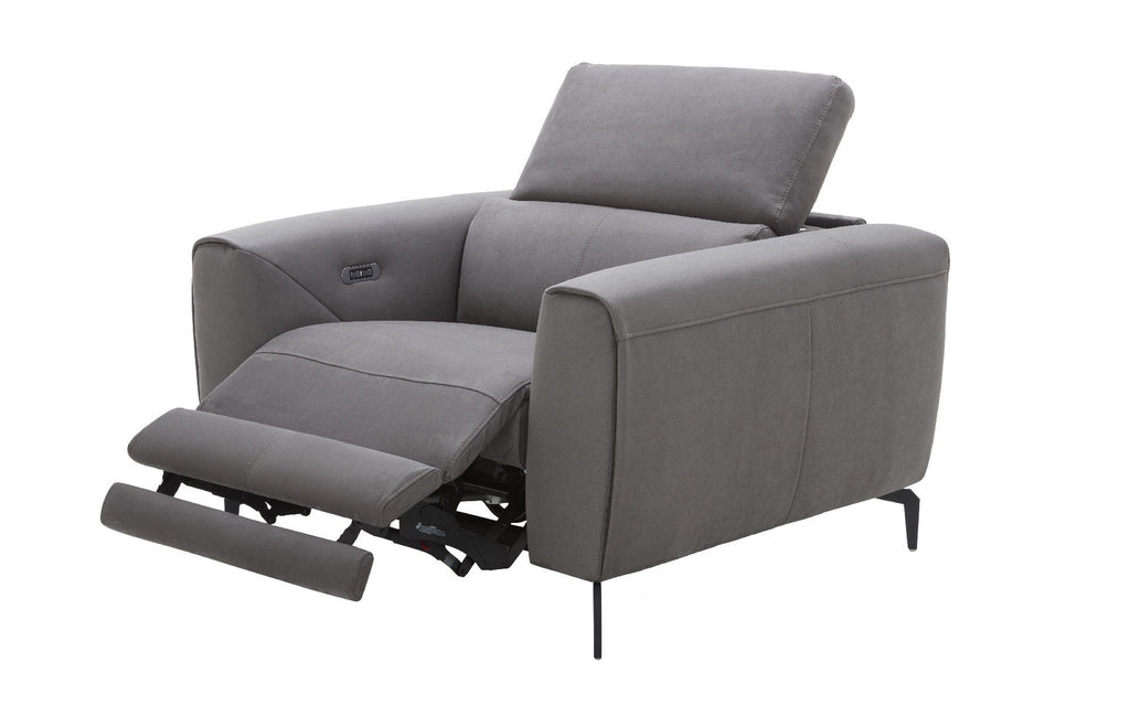 Lorenzo Motion Chair in Grey Fabric | J&M Furniture