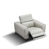 Lorenzo Reclining Chair in Light Gray | J&M Furniture