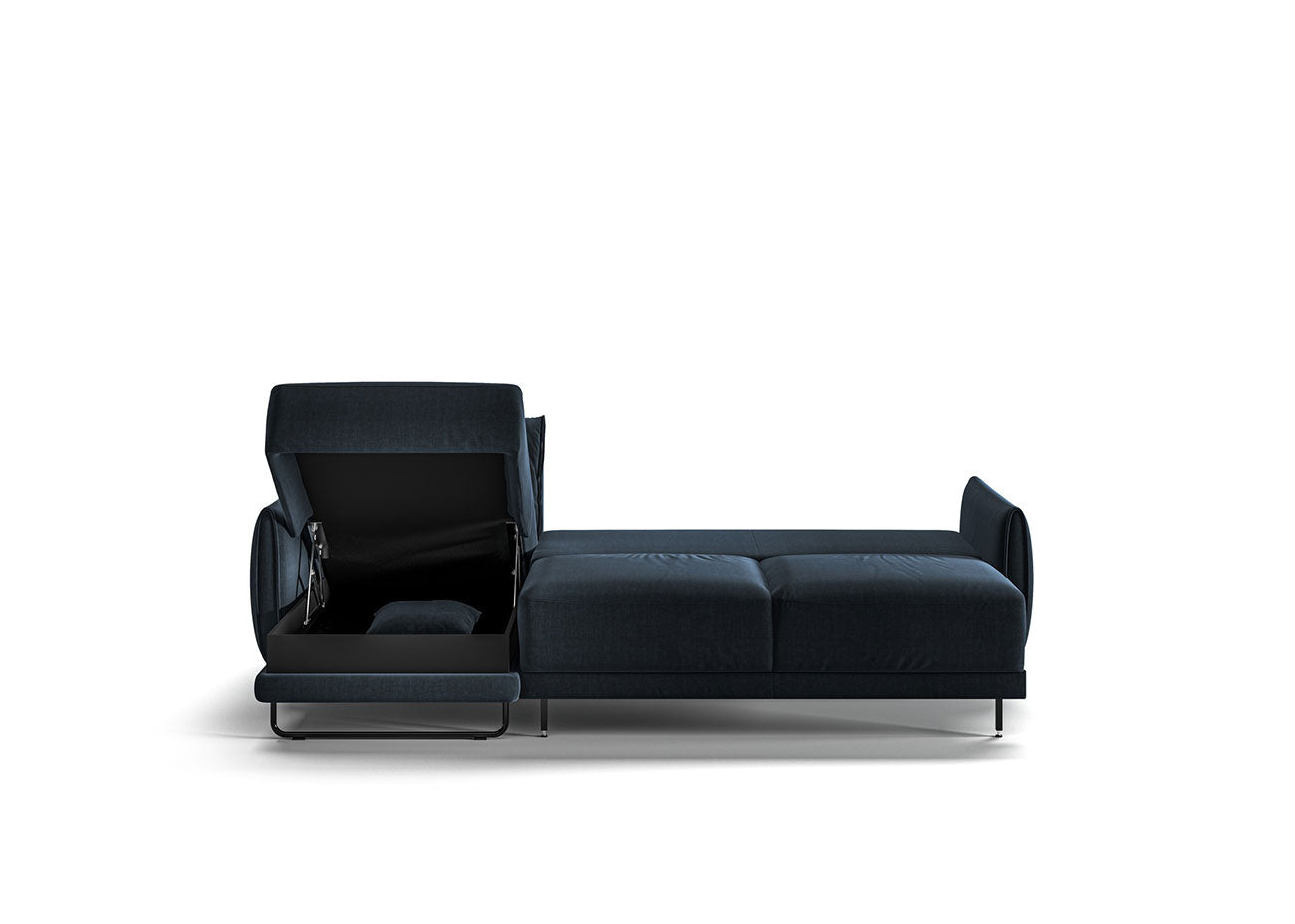 Luonto Couches & Sofa Dolphin Full XL Sleeper Sofa with Reversible Chaise & Storage