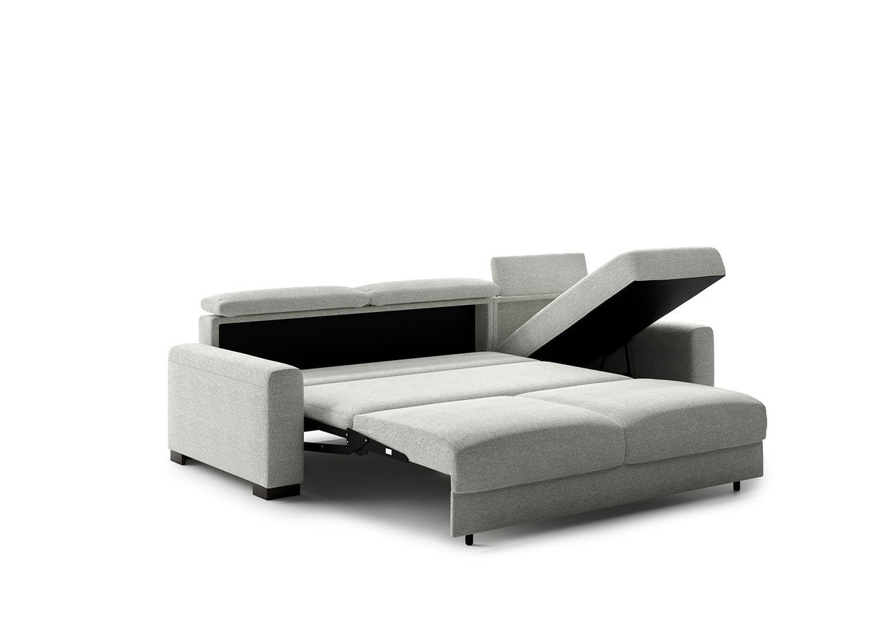 Luonto Couches & Sofa Elliot King Size Sleeper Sofa – Reversible Chaise with Storage