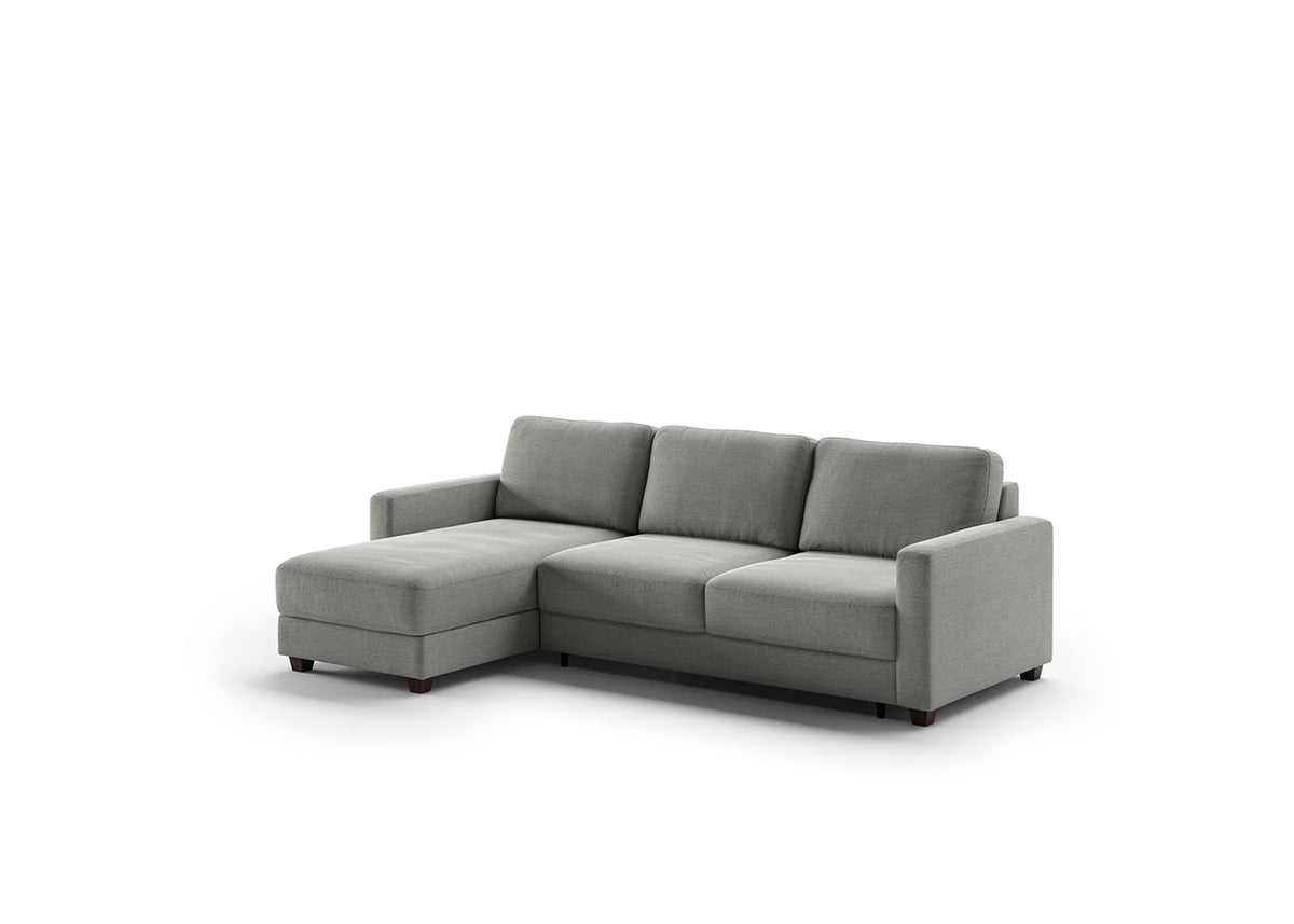 Luonto Couches & Sofa Hampton Queen Size Sleeper Sectional – Reversible Storage Chaise