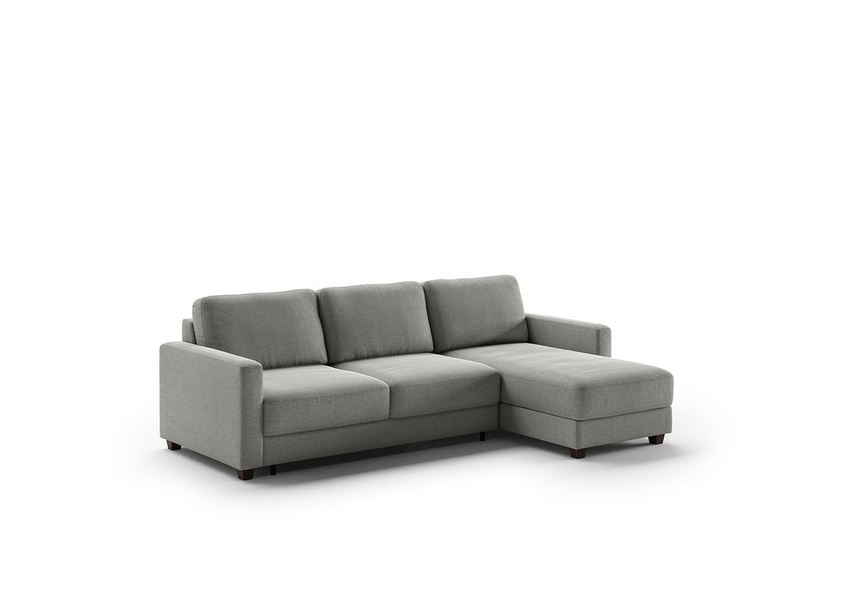 Luonto Couches & Sofa Hampton Queen Size Sleeper Sectional – Reversible Storage Chaise
