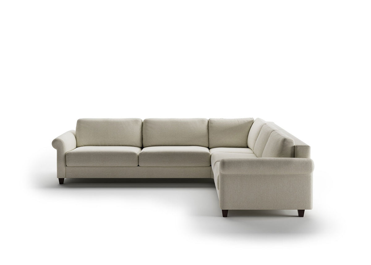 Luonto Couches & Sofa Hugo King Size Sleeper Sectional – Reversible Rolled Arm