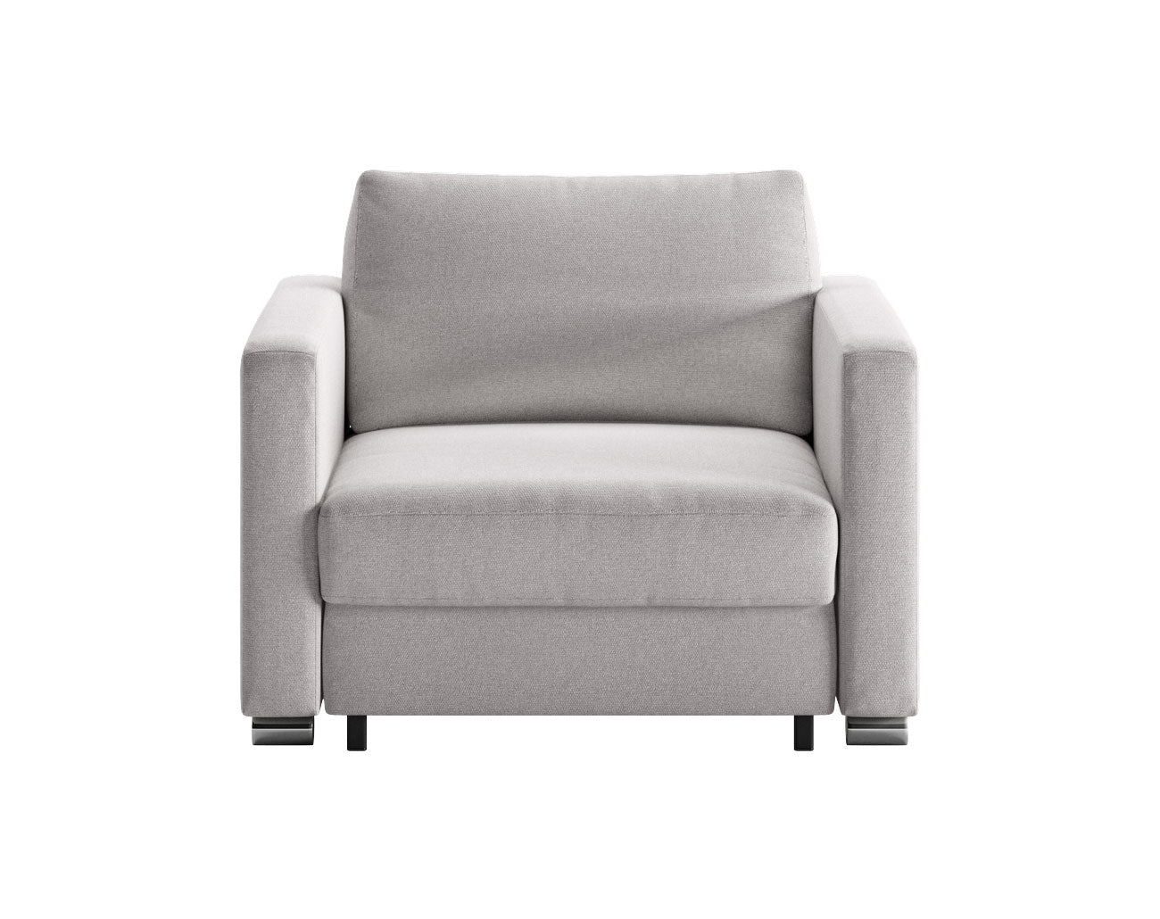 Luonto Couches & Sofa Light Grey - Rene 01 Fantasy Sleeper Chair (Cot Size) | Luonto