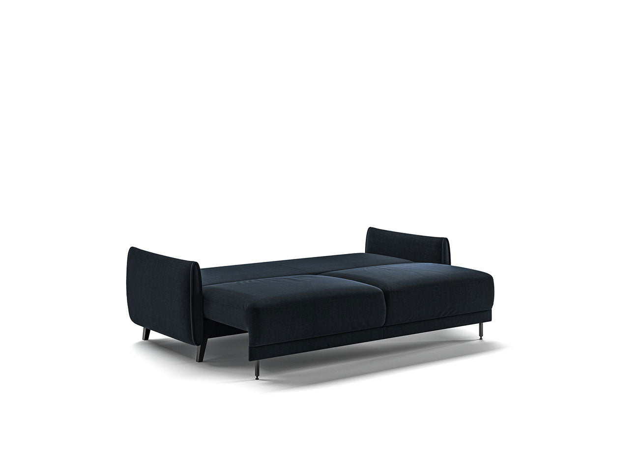 Luonto Loveseat Dolphin Full XL Sleeper Sofa – High-Leg Design with Storage