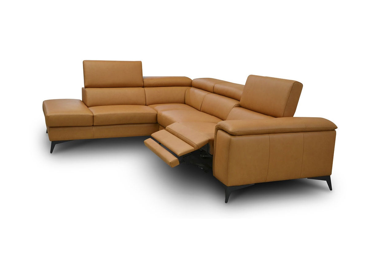 Max Divani Couches & Sofa Emu Sectional Sofa in Caramel | Max Divani (Special Order)