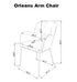 MC Orleans Armchair Light Grey | J&M Furniture