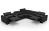 Picasso Motion Sectional in Black | J&M Furniture