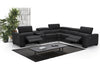 Picasso Motion Sectional in Black | J&M Furniture