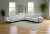 i772 Reclining Sectional Sofa in White | Incanto