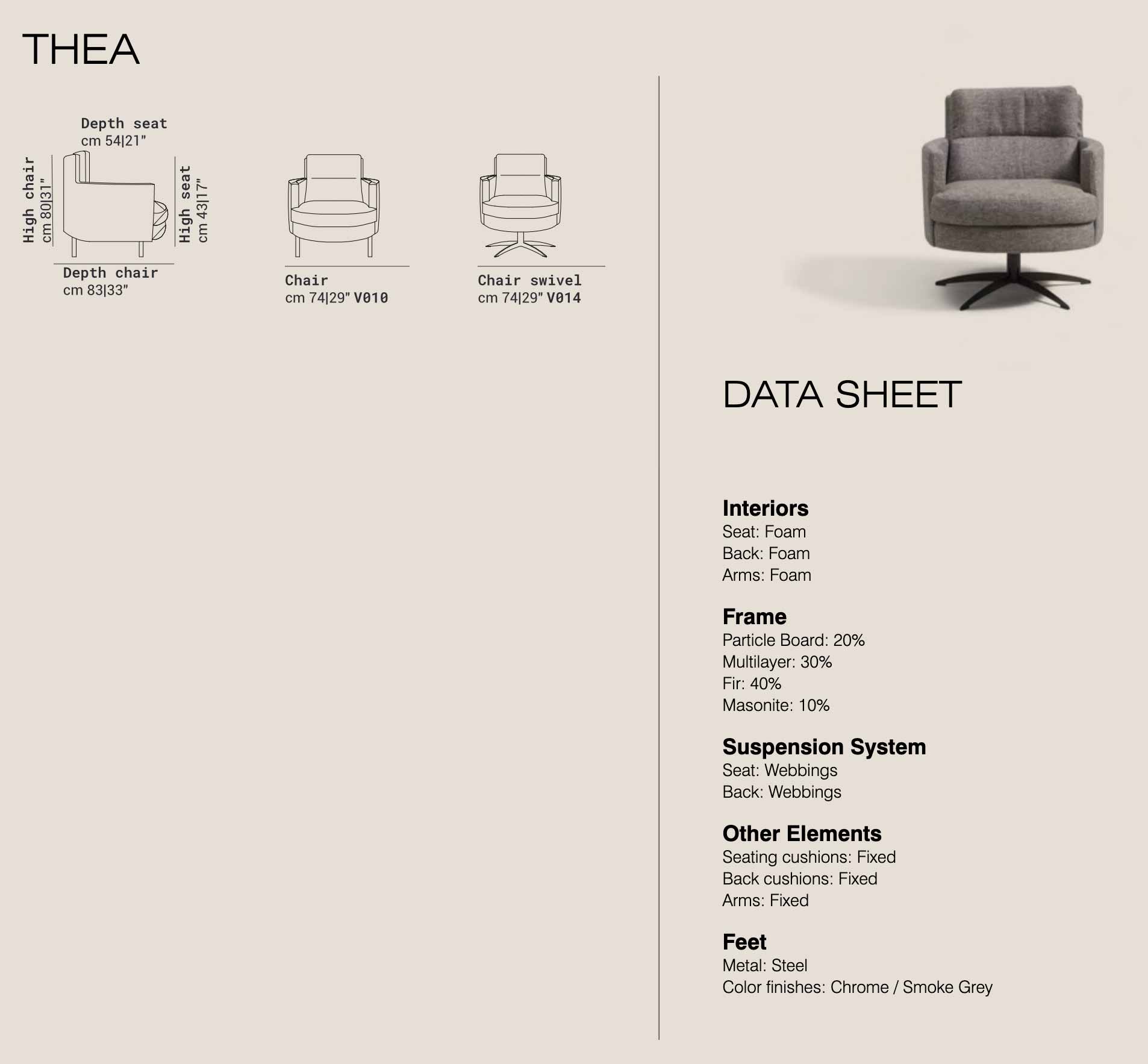 Thea I572 Lounge Leather Armchair | Incanto