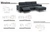 Winslow Fabric Sectional | J&M Furniture