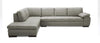 625 Italian Leather Sectional Grey | J&M Furniture