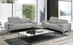 Nicolo Sofa Collection In Light Grey | J&M Furniture