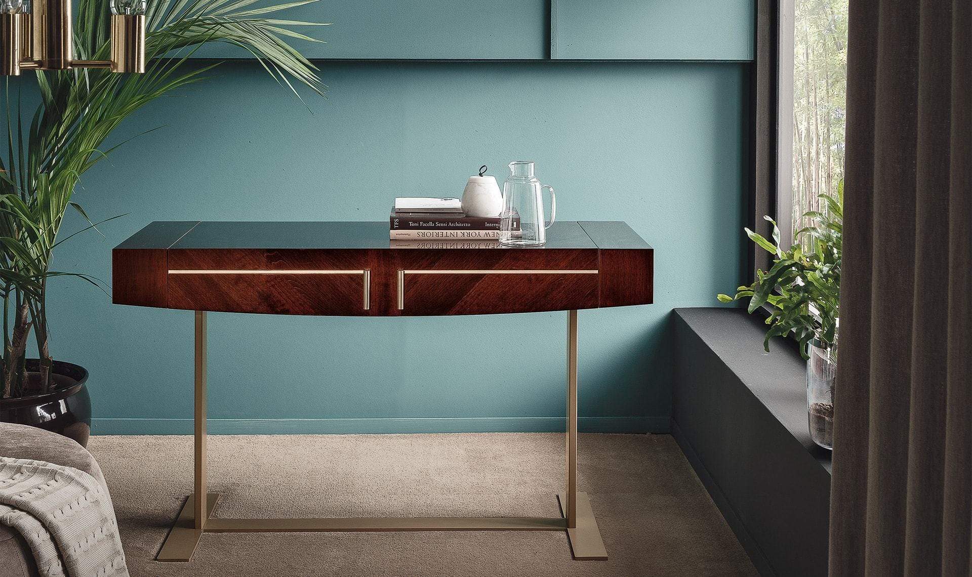 Alf Italia Bedroom Sets Bellagio Italian Bed in Coffee Walnut