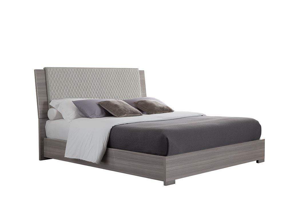 Alf Italia Bedroom Sets Iris Platform Bed w/ Upholstered Headboard