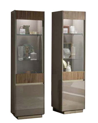Alf Italia Curio Add Left & Right Curio Corso Como 1 Door Curio | Alf Italia