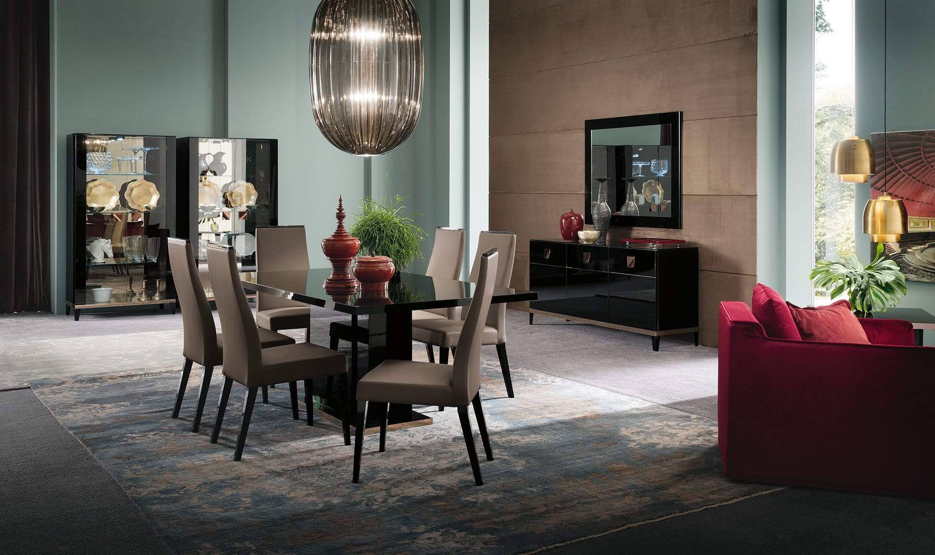 Alf Italia Dining Sets Mont Noir Dining Table | Alf Italia