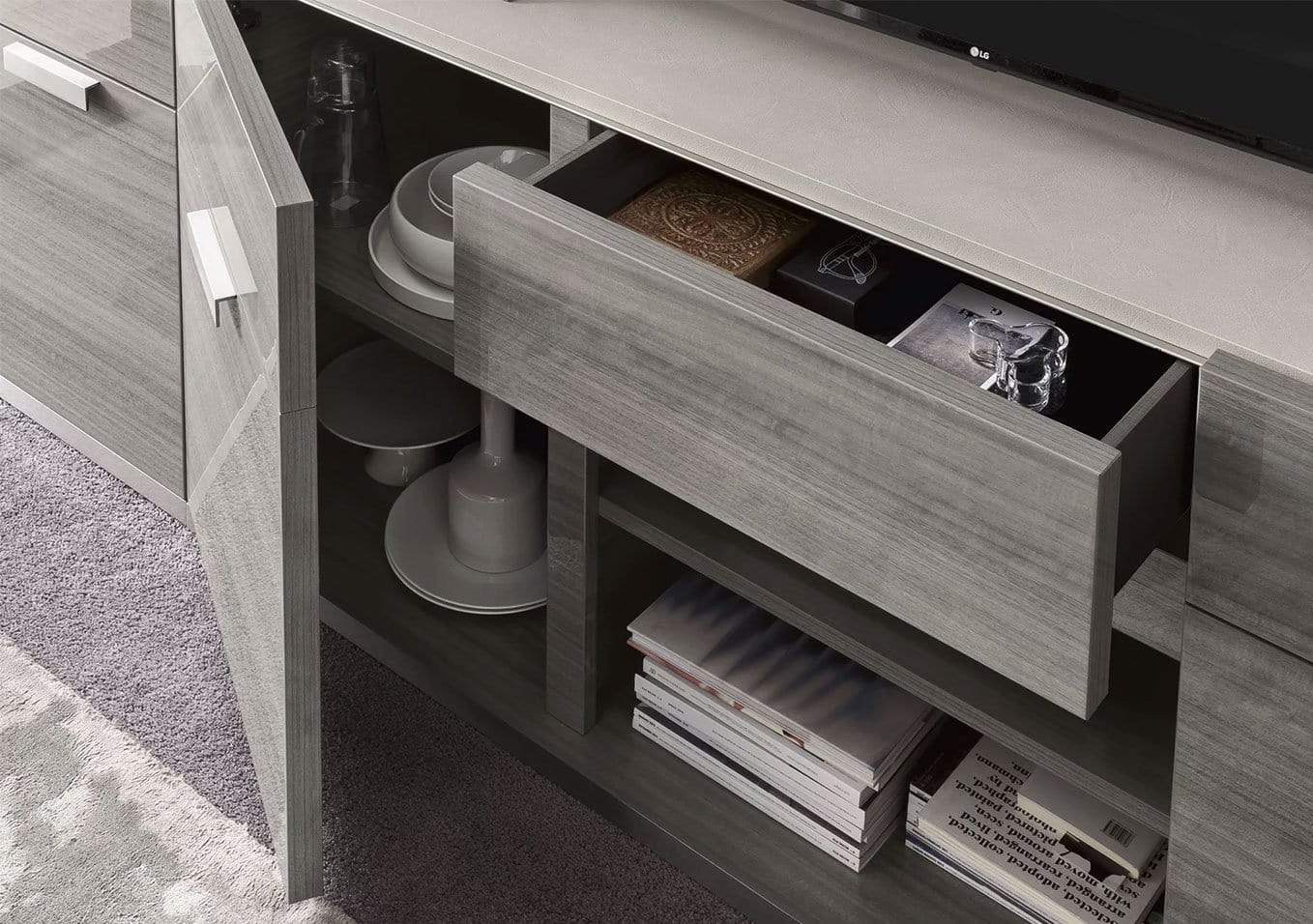 Alf Italia TV Stand & Entertainment Centers Iris Tv Stand | Alf Italia