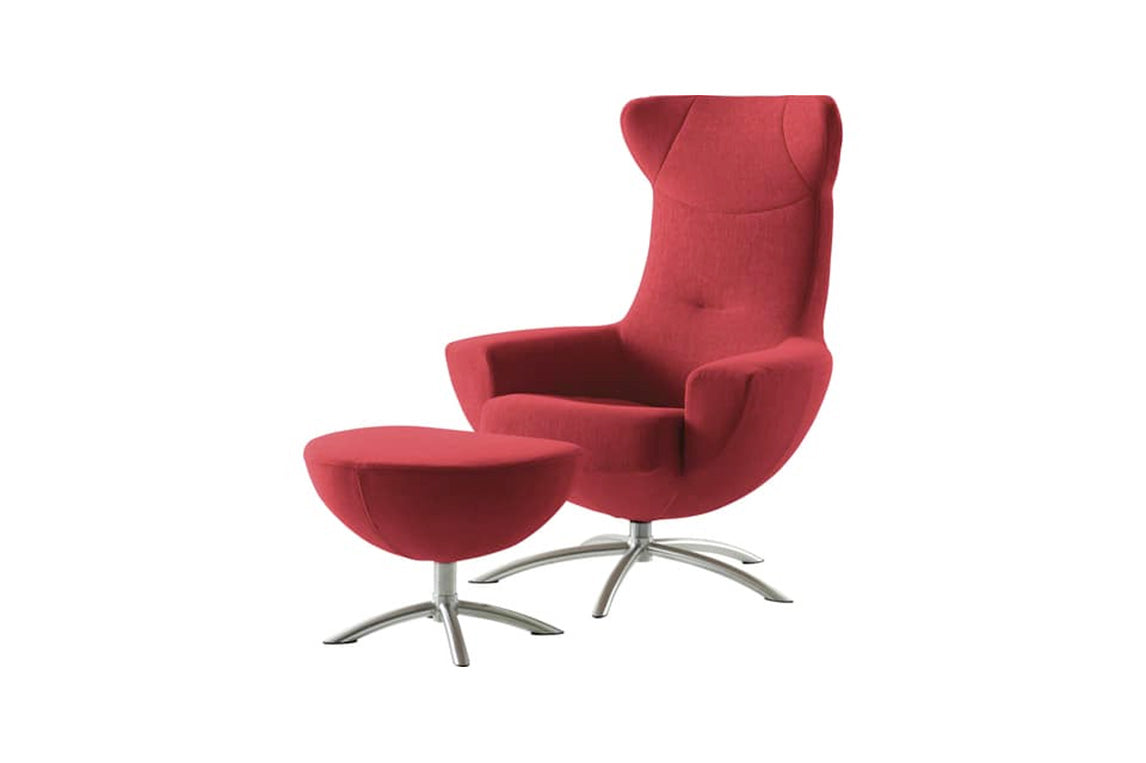 Baloo Recliner Chair in Strawberry | Fjords