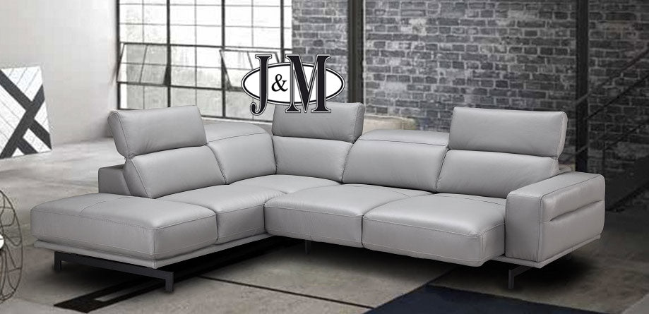 Davenport Light Grey Sectional | J&M Furniture