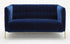Deco Blue Fabric Loveseat | J&M Furniture