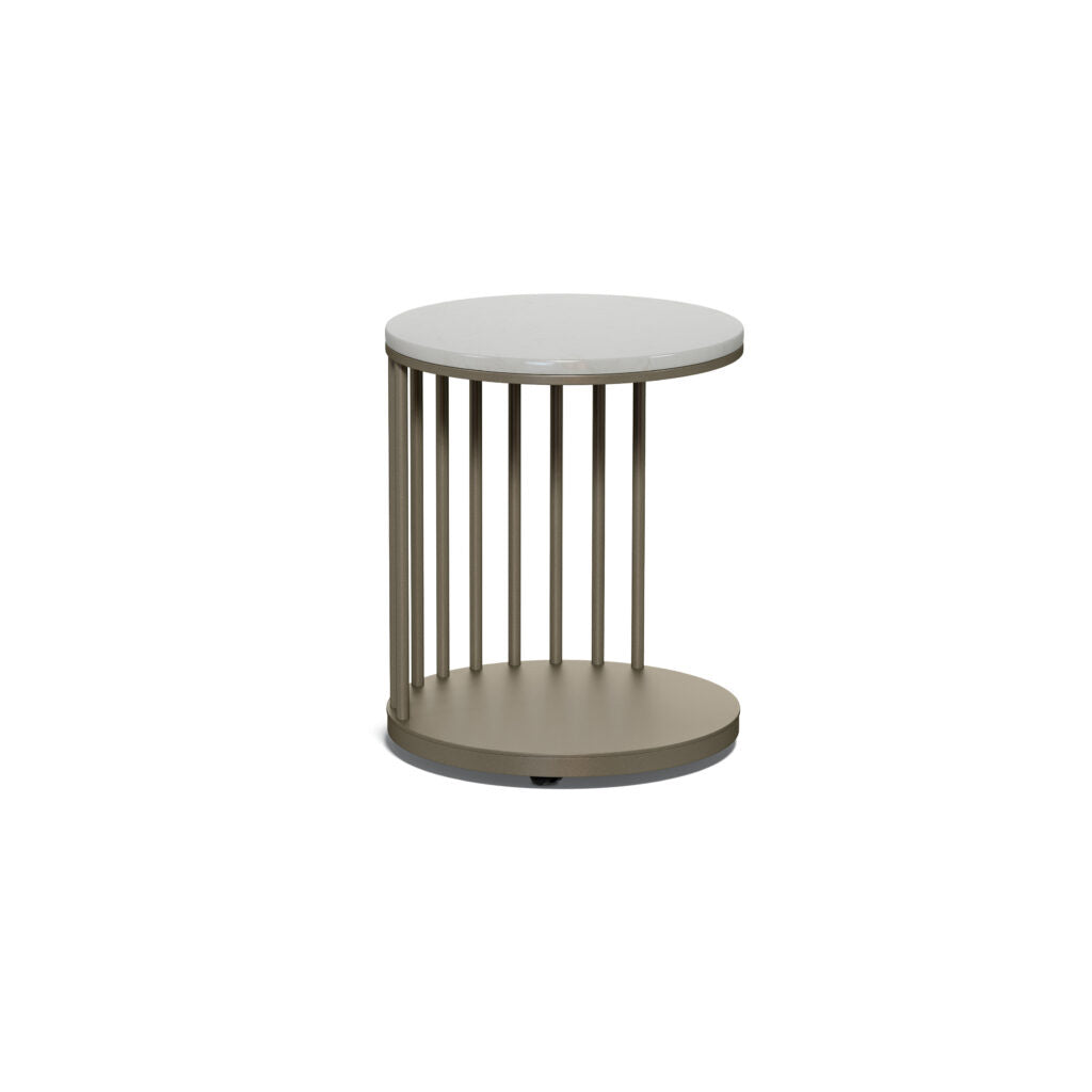 Elite Modern Spoke Accent Table - Thumbnail 4