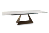 Elite Modern Dining Table Prism Extendable Ceramic Table