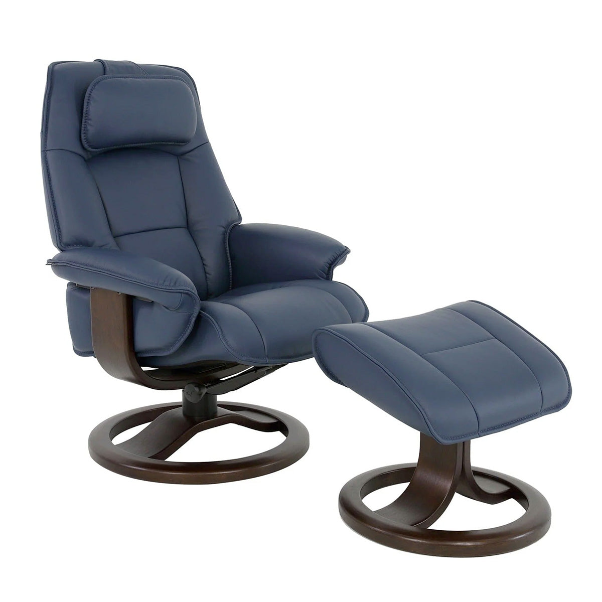 Fjords Chair Admiral R Recliner in Blue | Fjords