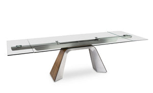 Hyper Extension Glass Table | Elite Modern