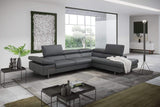 Incanto Italian Attitude Couches & Sofa Incanto I716 Sectional Sofa in Grey
