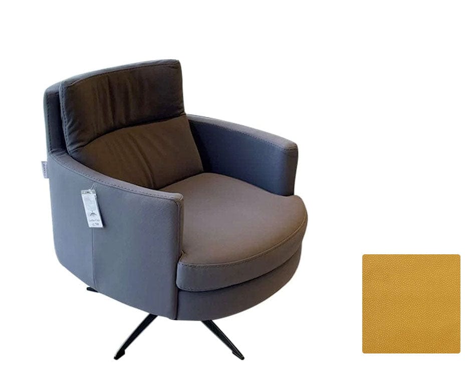 Incanto Italian Attitude Lounge Chair Mustard - Fabric Pascia (25) I572 Lounge Armchair | Incanto