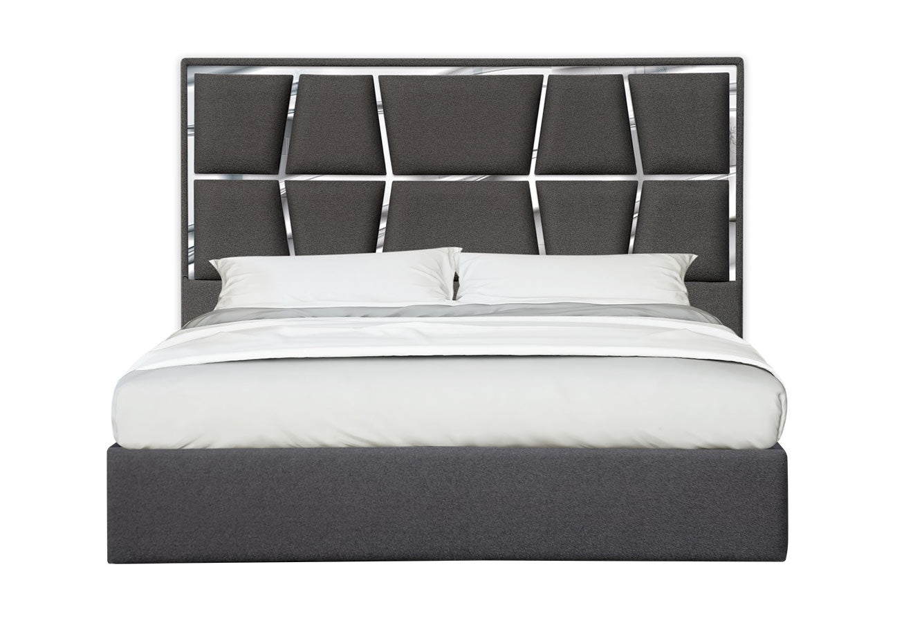 J and M Furniture Bed Degas Bed in Charcoal | J&M Furniture