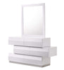 J and M Furniture Bedroom Sets Milan Modern Bed in White | J&M Furniture